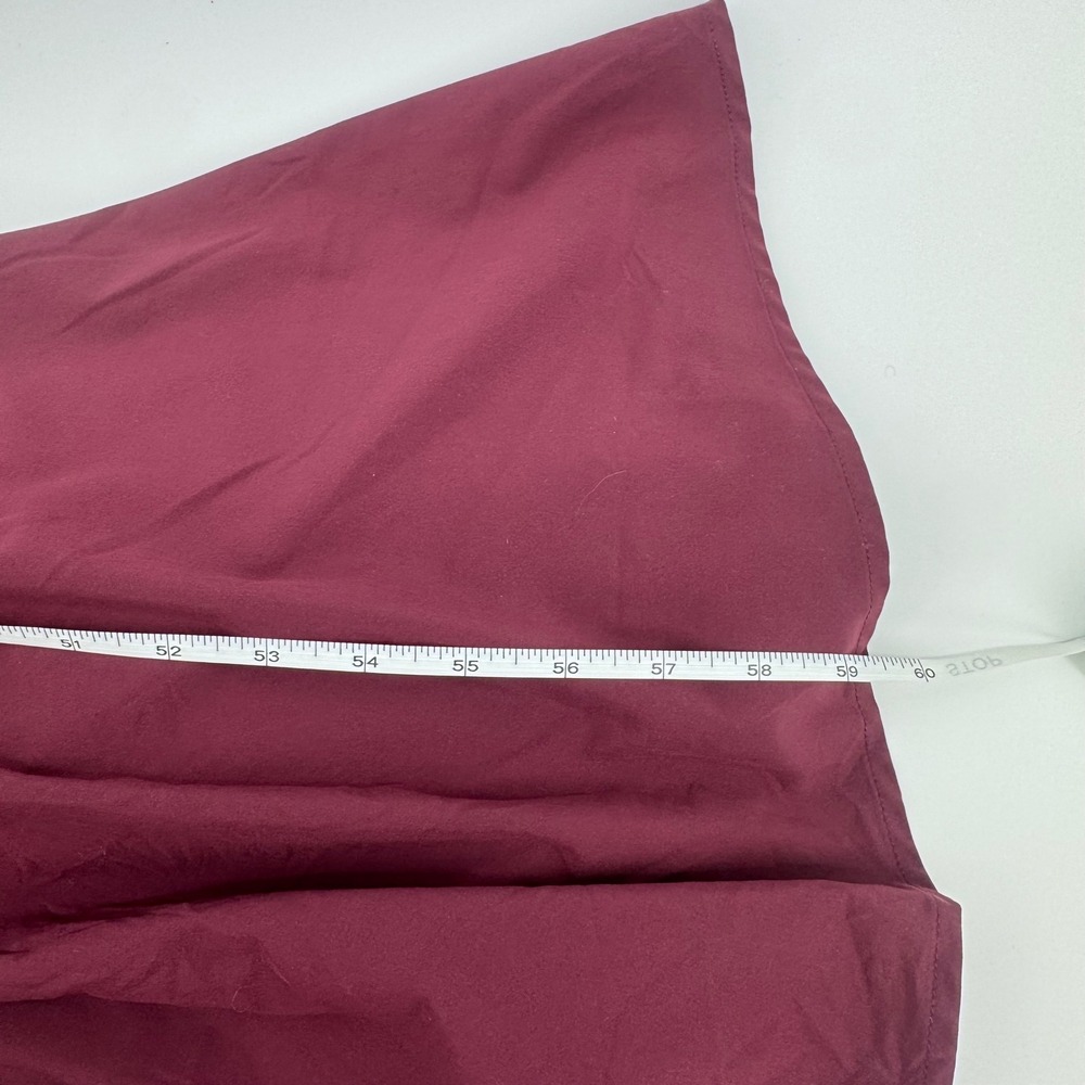 Halara Breezeful Sleeveless Quick Dry Overlay Jumpsuit with Pockets XL Burgundy - Picture 7 of 12